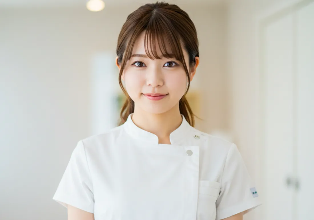 02.笑顔の女性スタッフ